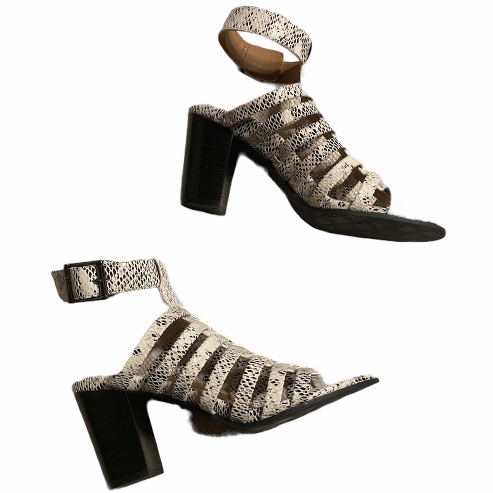 Vionic Sami Caged Block Sandals Heels Size 7.5 - image 2